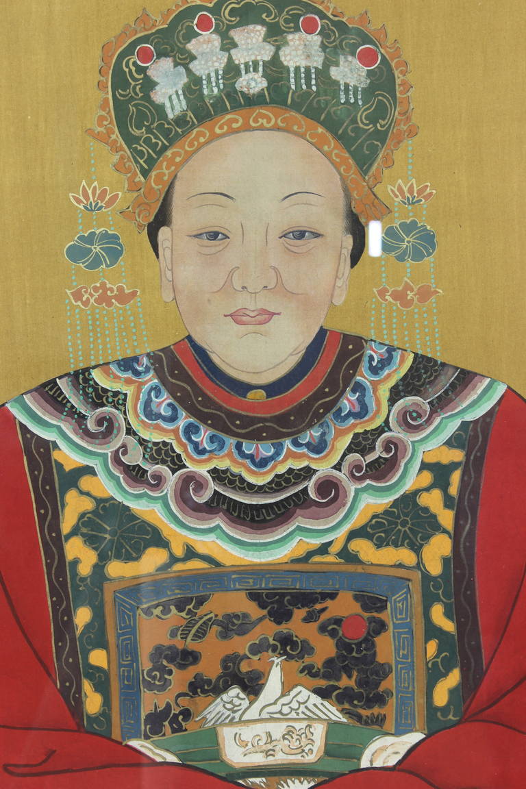 Pair of Chinese Ancestral Portraits 2