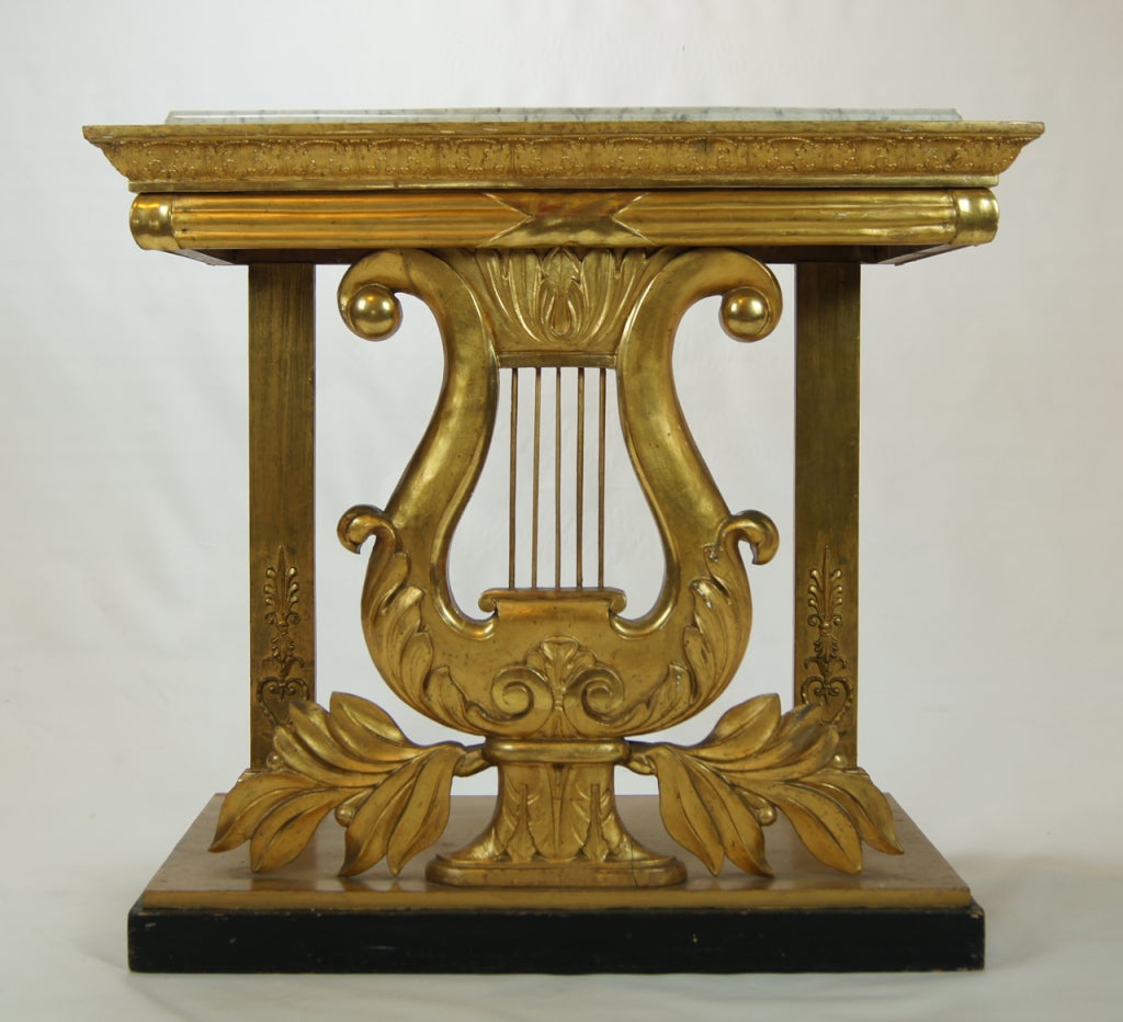 Carved French Gilt-Wood Pier Table