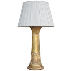 Carved Giltwood Lamp