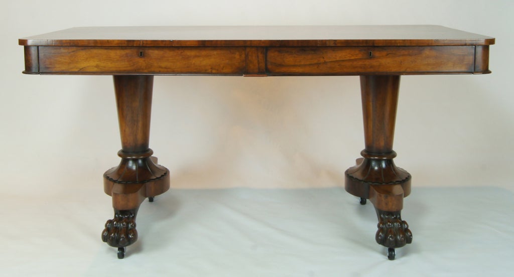 William IV Rosewood Library Table/Desk