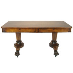 William IV Rosewood Library Table/Desk