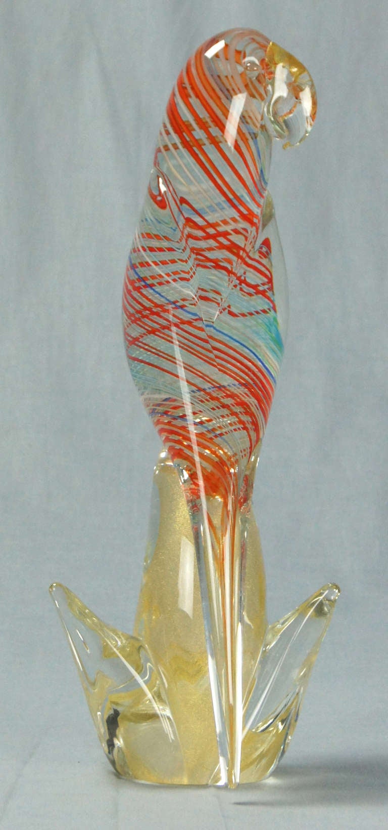 Large Murano Glass Parrot 1