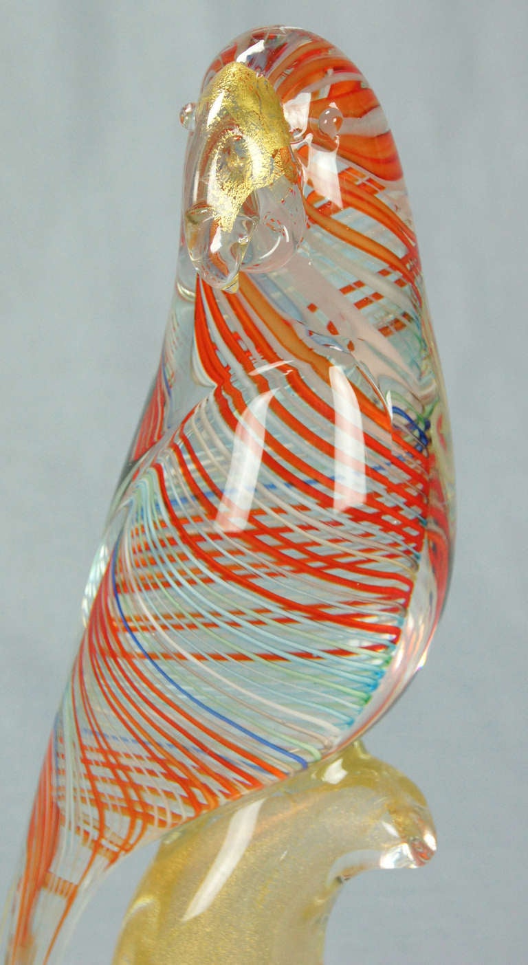 Large Murano Glass Parrot 3
