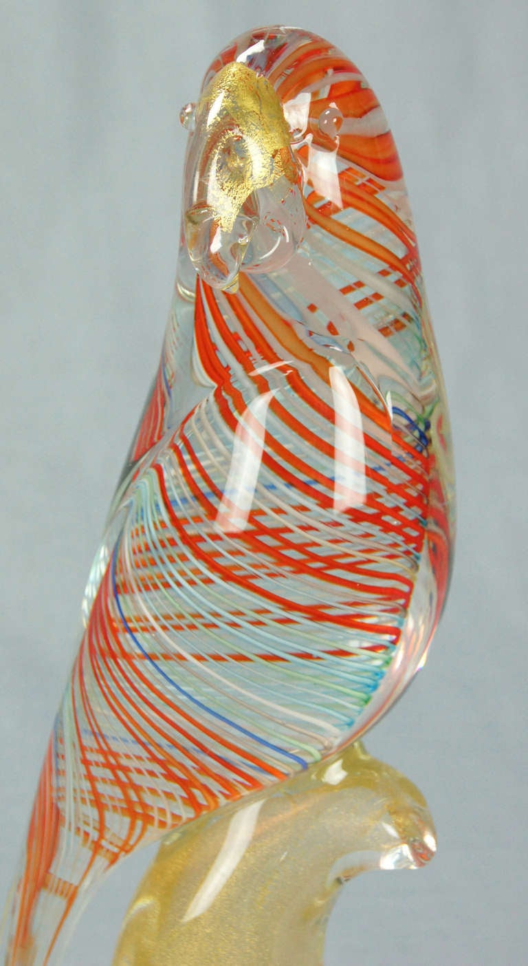 Large Murano Glass Parrot 3