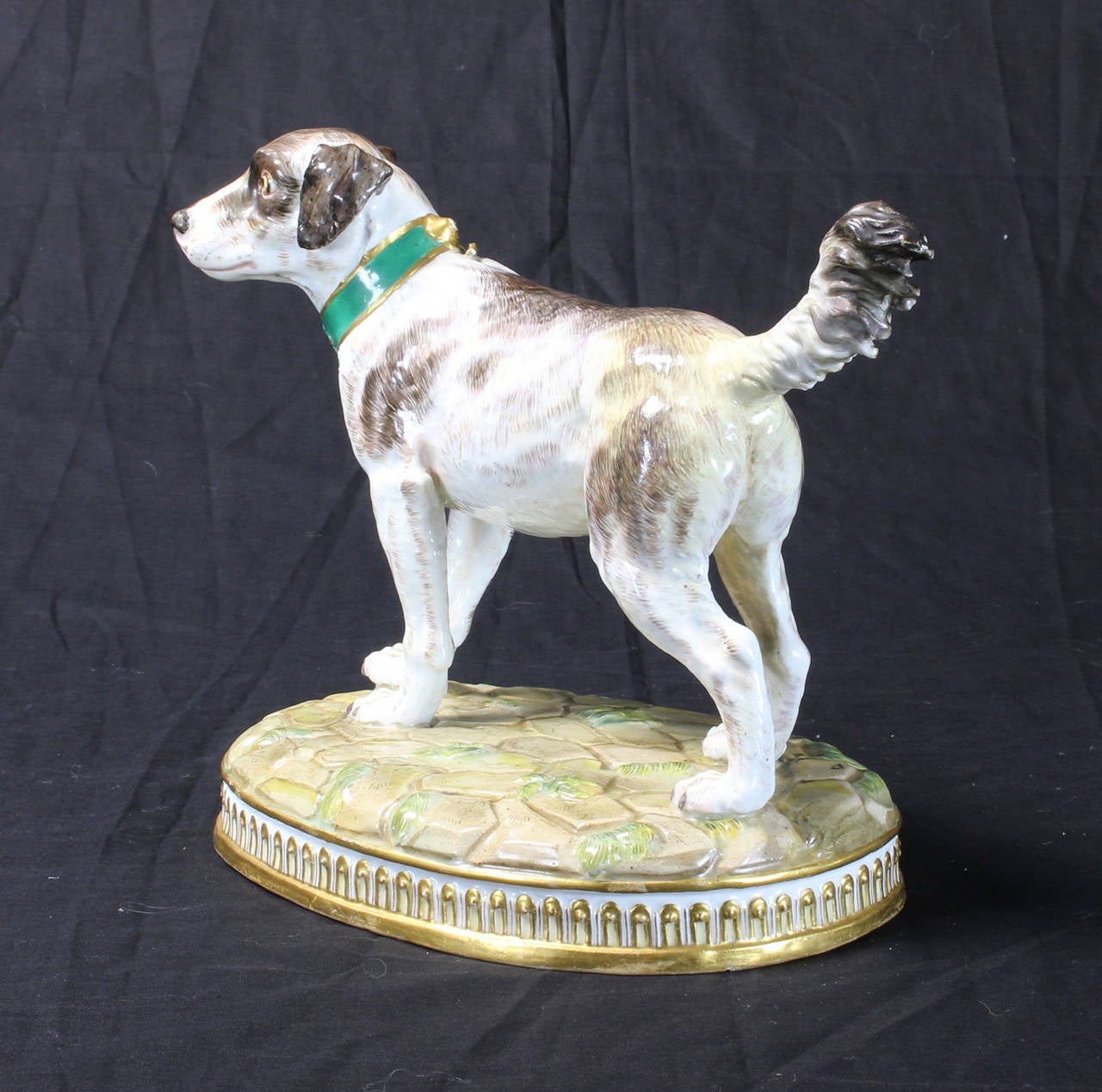 19th Century Meissen Dog 1