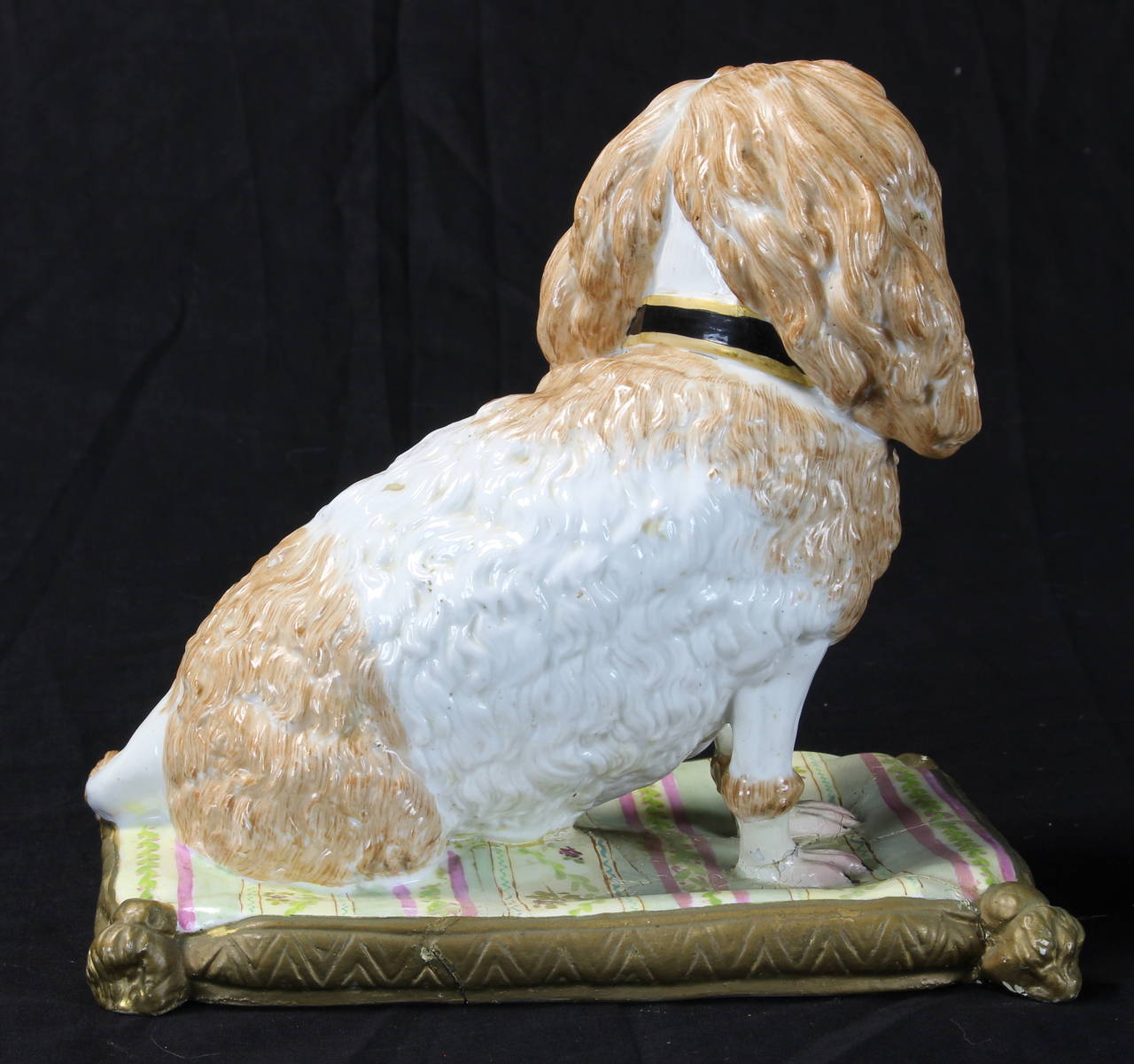 Paint Early 19th Century Meissen Dog