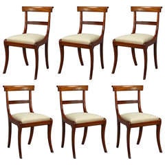 ASet of Six Regency Dining Chairs