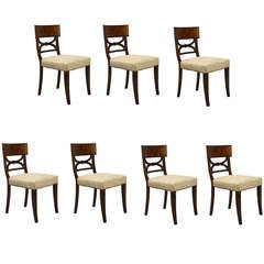 Set of Seven William IV Dining Chairs