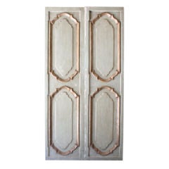 Pair of Venetian Painted Doors