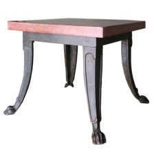19th Century French Cast Iron Center Table