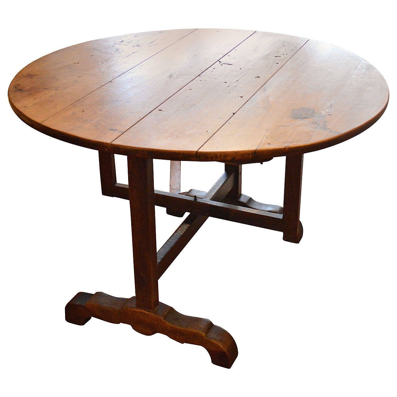 19th Century French Provincial Table De Vigneron For Sale