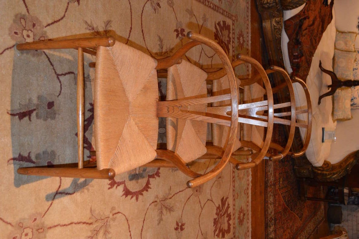 Set of 4 Hans Wegner Wishbone Chairs