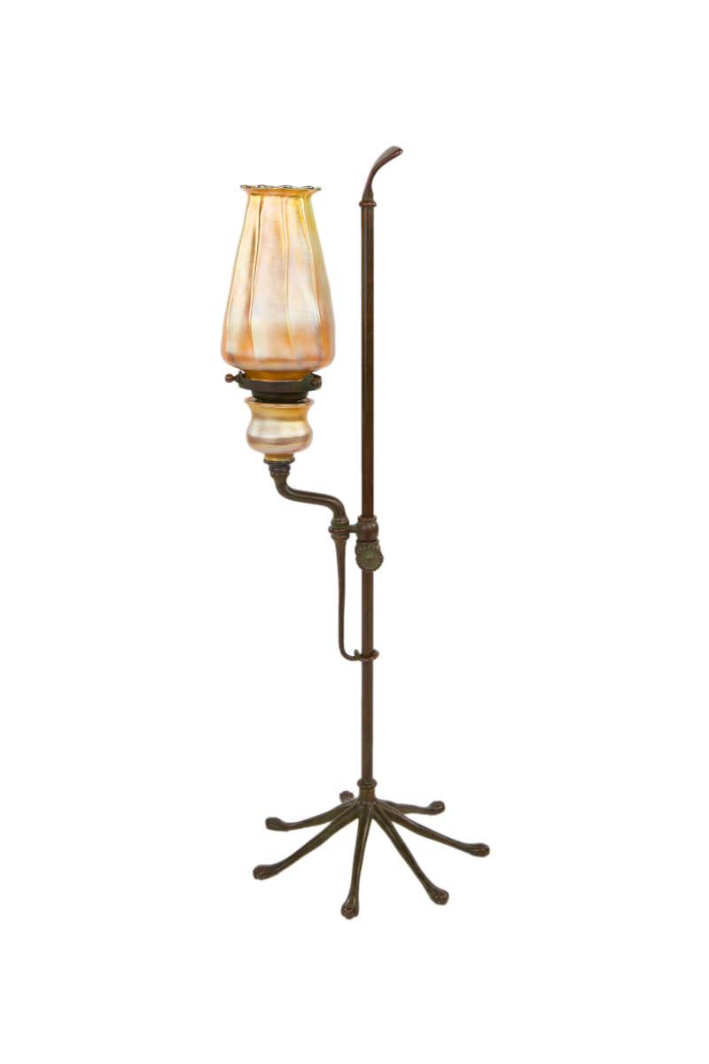 Art Nouveau Telescopic Candlestick by, Tiffany Studios at 1stDibs