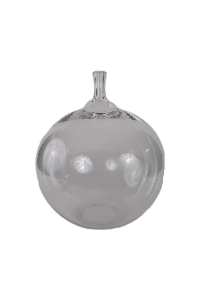 A Swedish Mid-Century Modern blown glass 