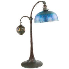 "Turtleback Tile Counter Balance" Desk Lamp by Tiffany Studios 7