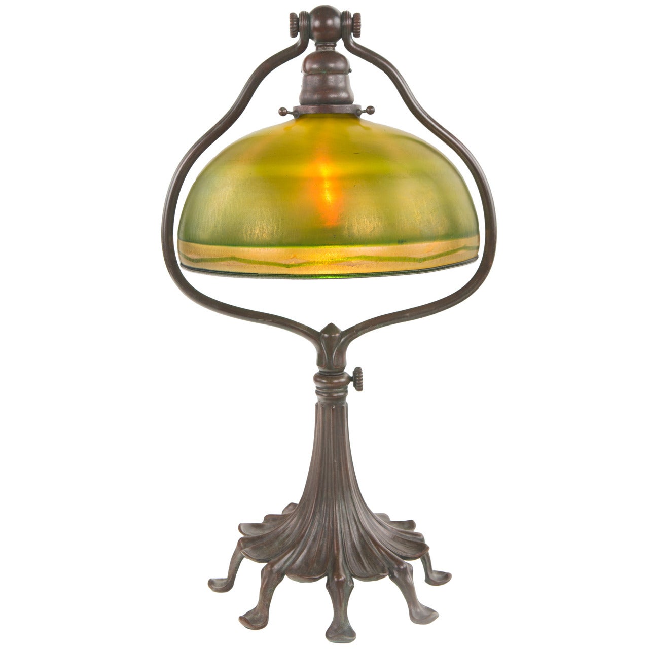 Telescopic Desk Lamp by Tiffany Studios at 1stDibs