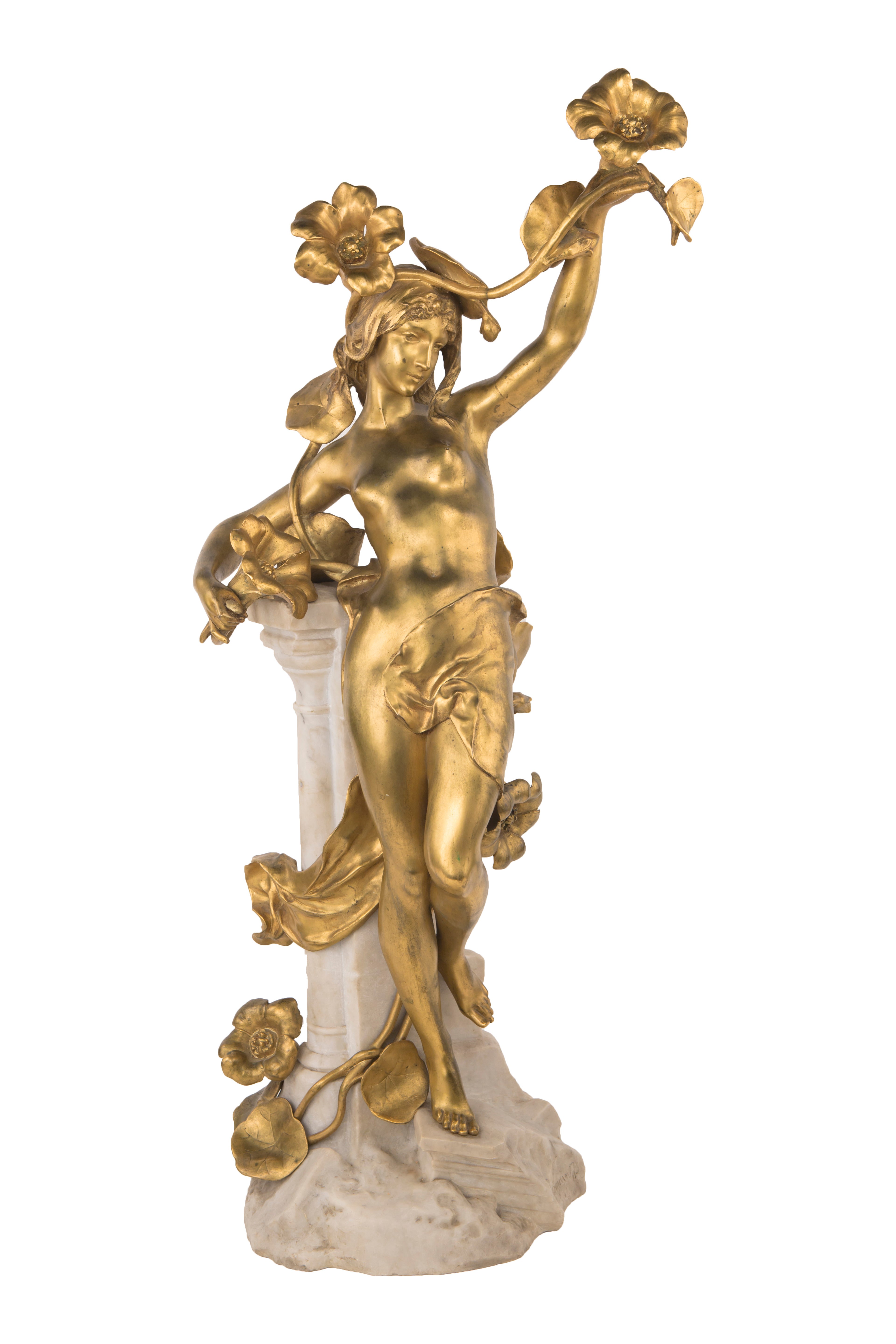 A French Art Nouveau Sculpture by, Jean-Baptiste Germain