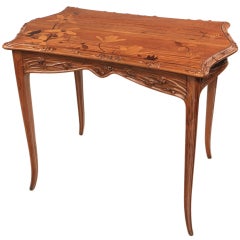 French Art Nouveau "Magnolia" Desk by, Louis Majorelle 7