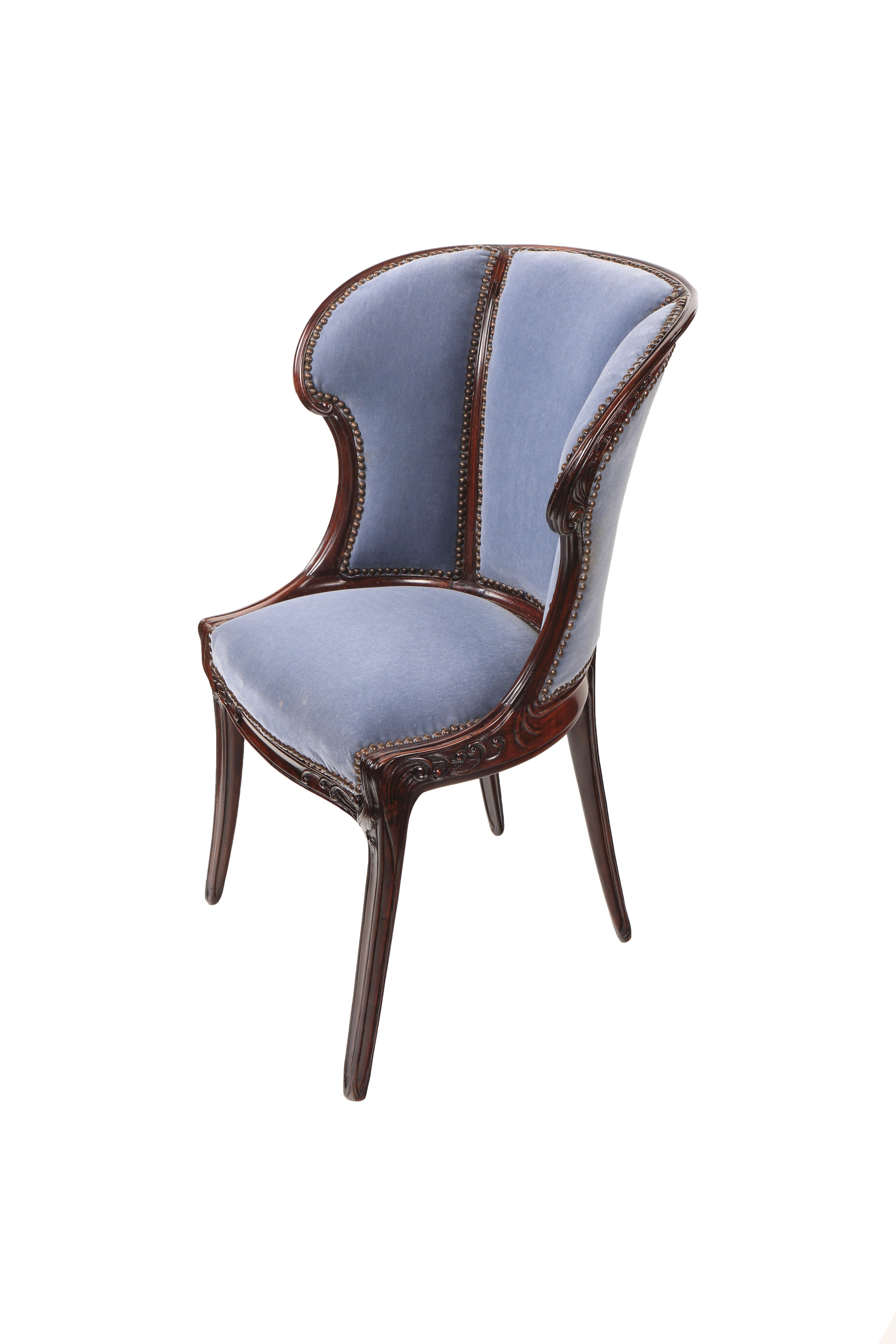 French art Nouveau Arm Chair by, Eugene Gaillard 