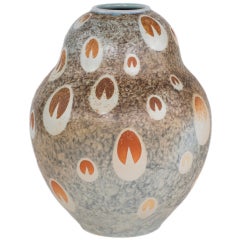An Art Deco Style "Peacock" Porcelain Decorative Vase 3