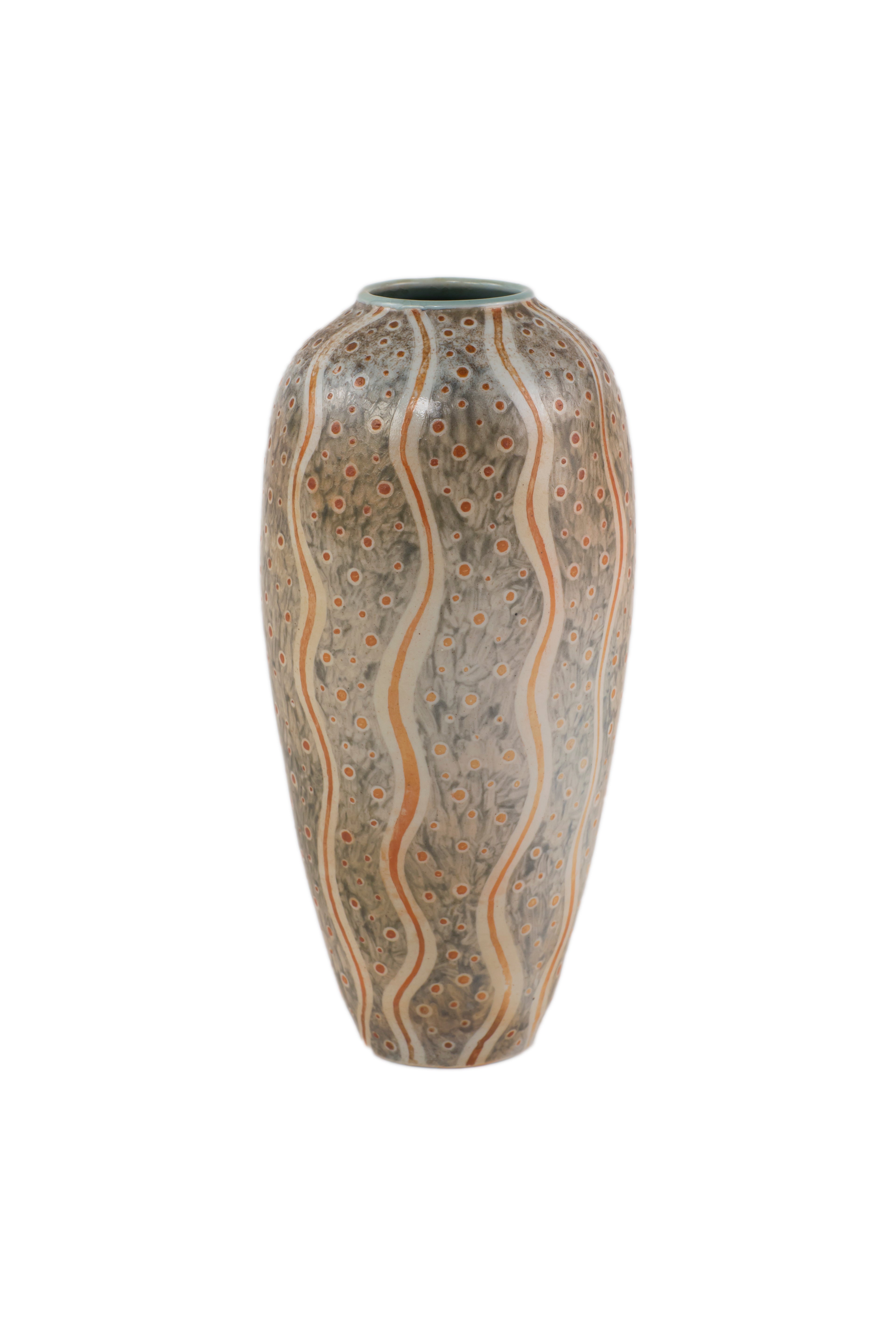 An Art Deco Style Ceramic Decorative Vase by, Douglas Breitbart