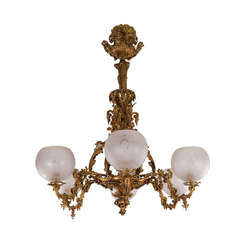 19th Century Cornelius & Company Rococco Revival Six Light Chandelier 7