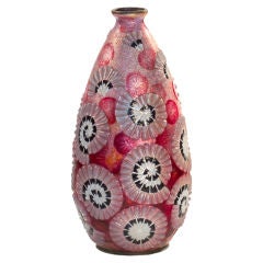 Vase mit Schildkrötenmotiv von Camile Faure