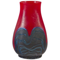 Art Nouveau Tiffany Studios Favrile Decorated Vase