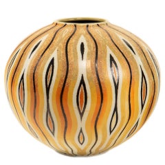 Vase décoratif en céramique de style Art Déco par Douglas Breitbart