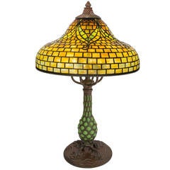 Vintage Tiffany Studios "Tyler" Table Lamp