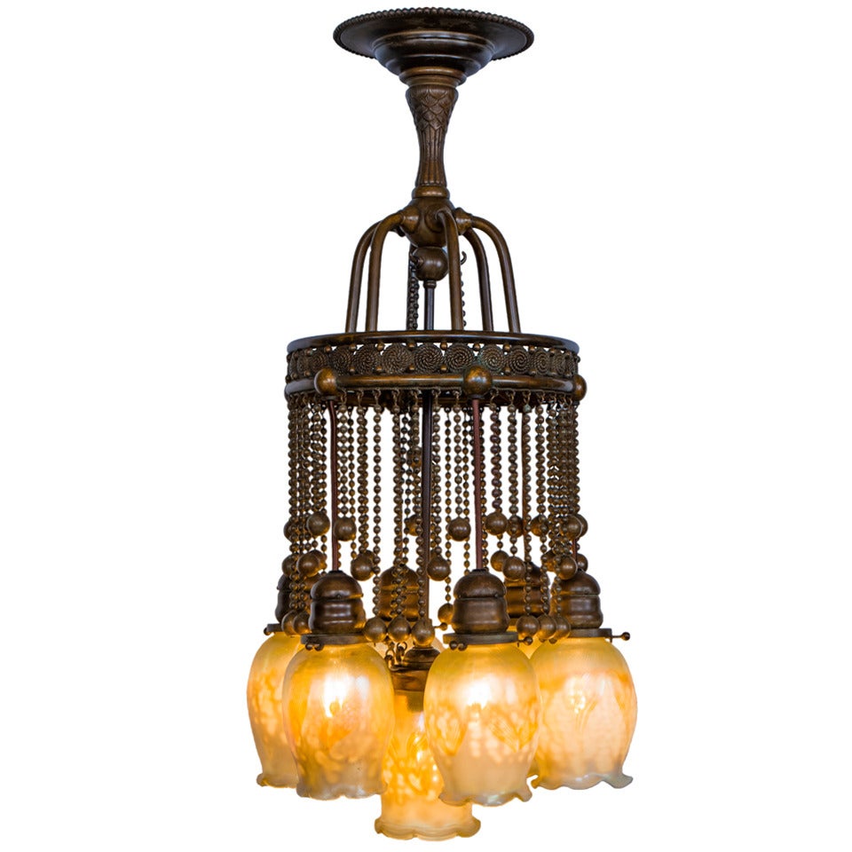 Tiffany Studios Moorish Chandelier