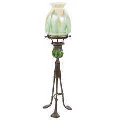 An Art Nouveau Organic Candlestick by, Tiffany Studios 9