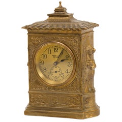 Tiffany Studios Spanish Pattern Mantle Clock