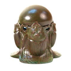 Tiffany Studios Scarab Inkwell