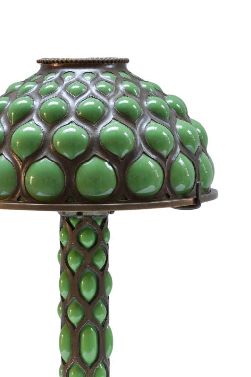 Tiffany Studios Blown Out Candlestick