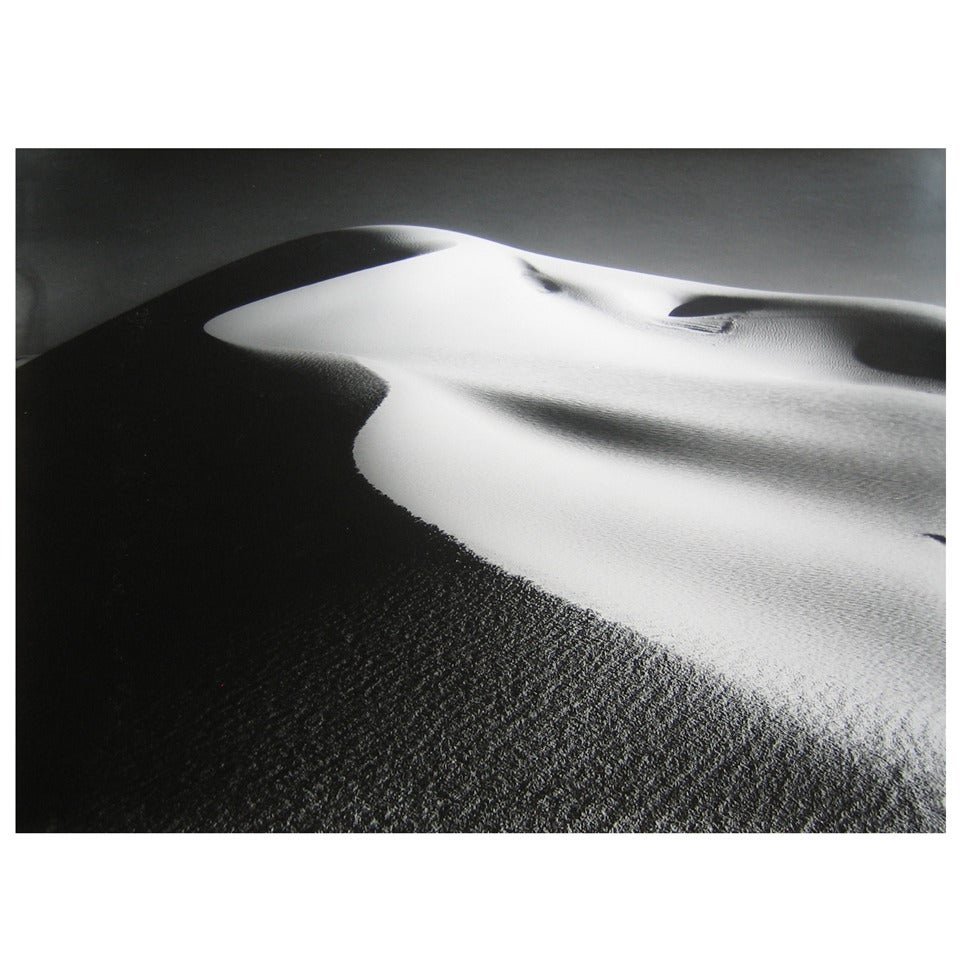Harry Vroman Photograph "Shadowy Dune, White Sands, New Mexico" ca. 1930