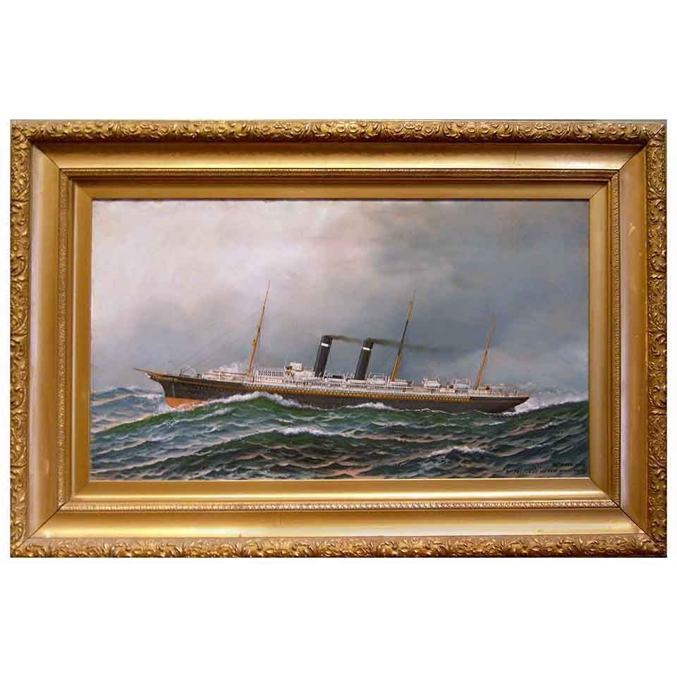 Antonio Jacobsen's "S.S. Philadelphia 1913" For Sale