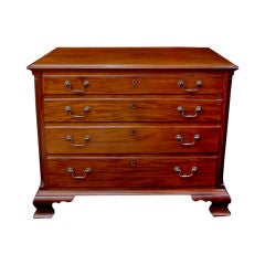 Philadelphia Mahogany Four Drawer Low Chest