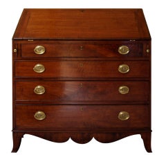 Philadelphia Federal Walnut Slant Lid Desk