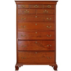 A Pennsylvania Chippendale Walnut Tall Chest of Drawers