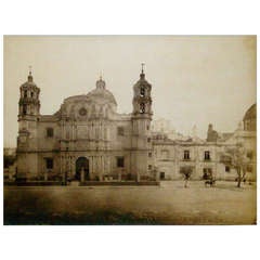 William Henry Jackson (American, 1843 - 1942) "Church of Guadalupe, Mexico"