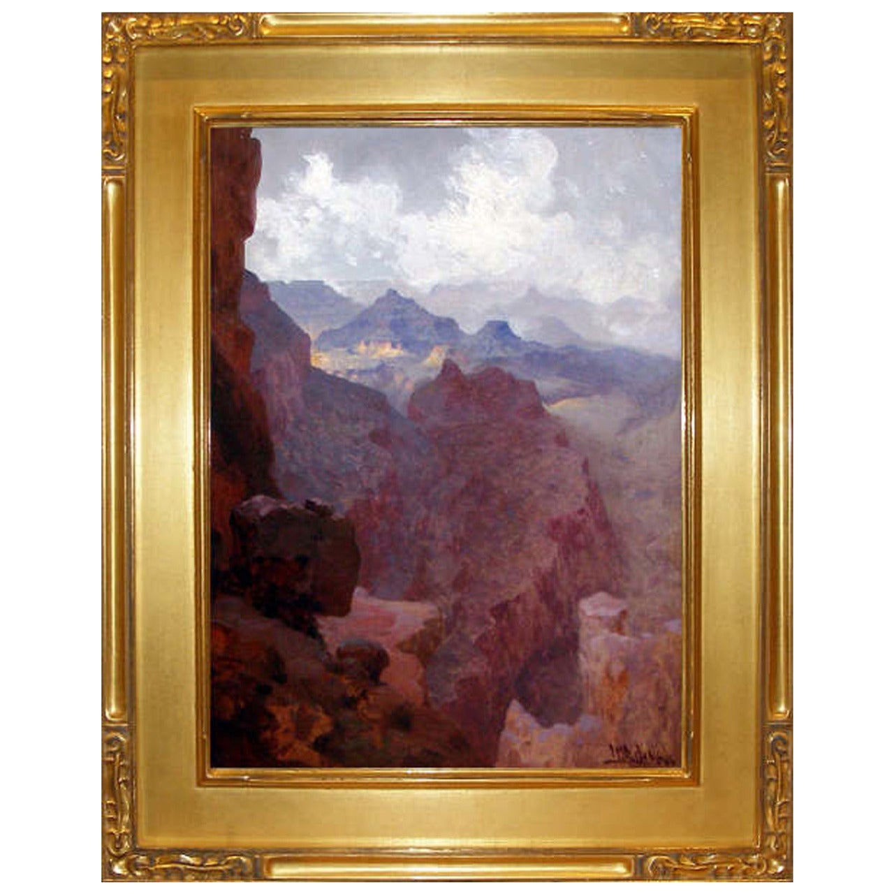 William Robinson Leigh’s Evocative Painting of the Grand Canyon For Sale