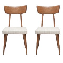 Set of Five Mid Century Dining Chairs in the Style of Paul McCobb