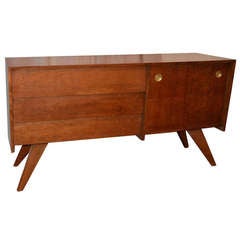 Vintage A Mid Century Russell Spanner "Catalina" Maple Sideboard