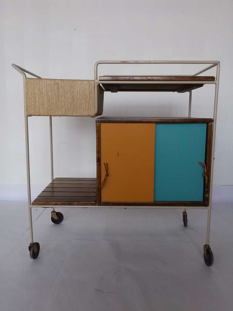 arthur umanoff bar cart