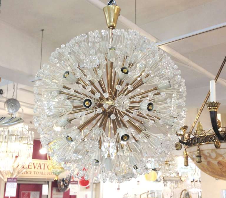 A Mid Century Emil Stejnar "Starburst" Chandelier