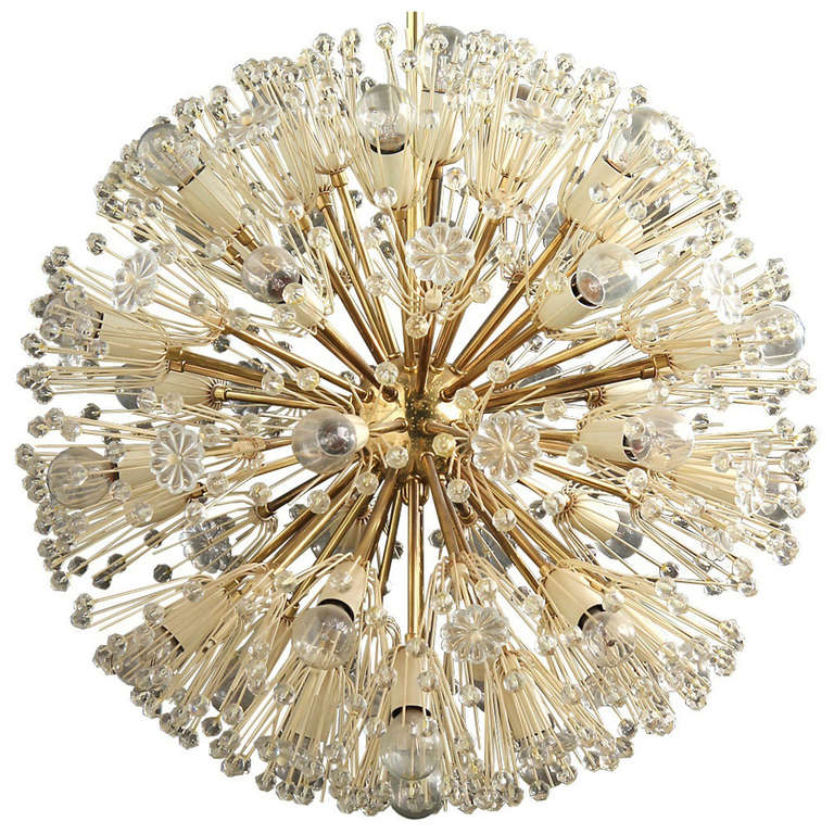 A Mid Century Emil Stejnar Starburst Chandelier At 1stdibs A Mid Century Emil Stejnar Starburst Chandelier
