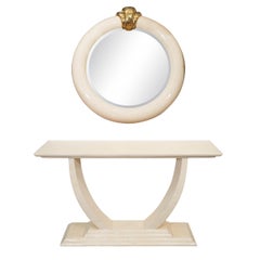 Jimeco Tessellated Bone Mirror