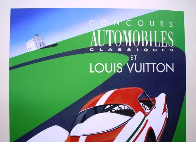 Vintage Streamlined Automobile Poster by Razzia