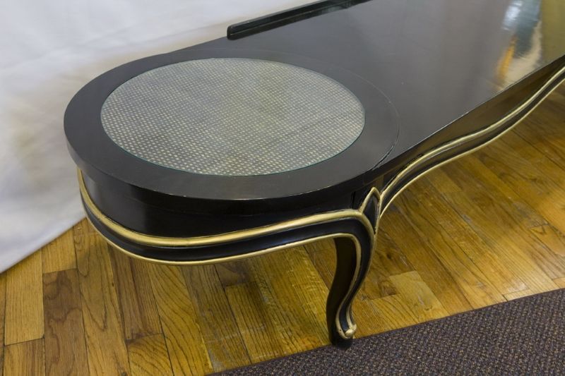 Long Hollywood Regency Style Bench